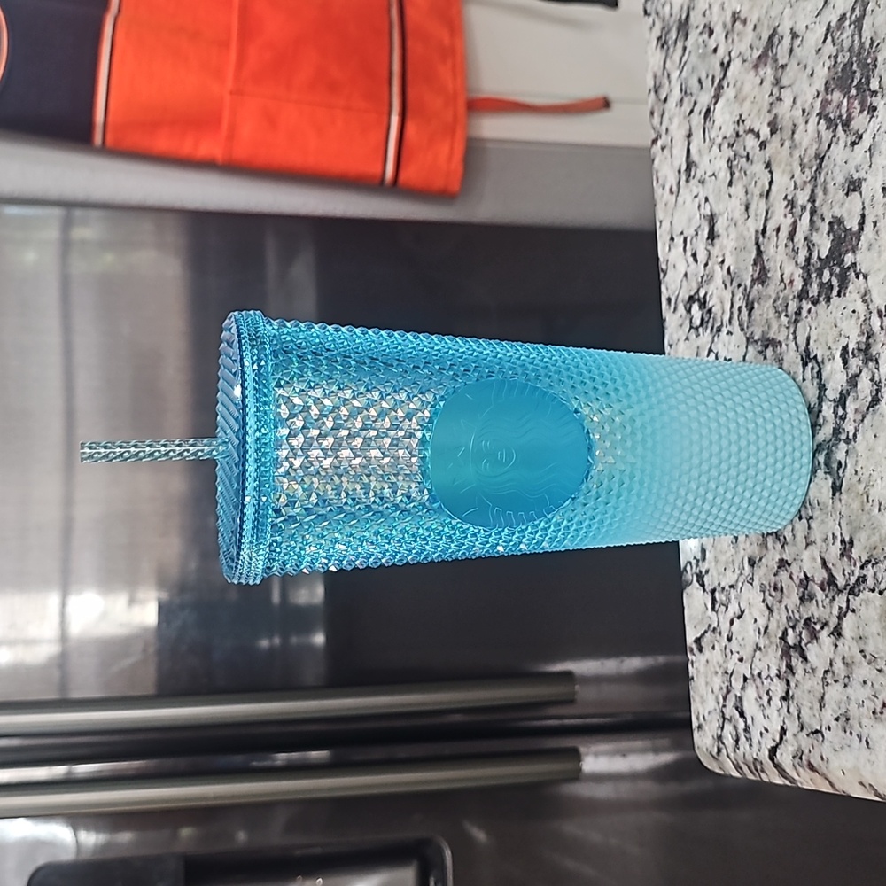 Blue Ombre Grande Starbucks Studded Tumbler